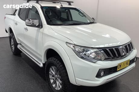 White 2017 Mitsubishi Triton Dual Cab Utility Gls (4X4)