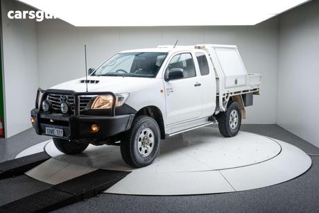 White 2012 Toyota Hilux X Cab Cab Chassis Sr (4X4)
