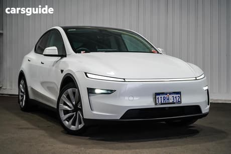 White 2025 Tesla Model Y Wagon Rear-Wheel Drive