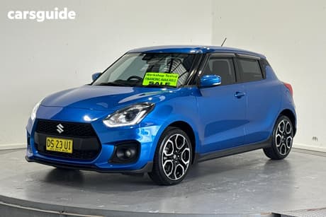 Blue 2023 Suzuki Swift Hatchback Sport Turbo