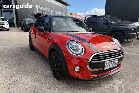 Orange 2019 Mini Cooper Hatchback 5D Hatch