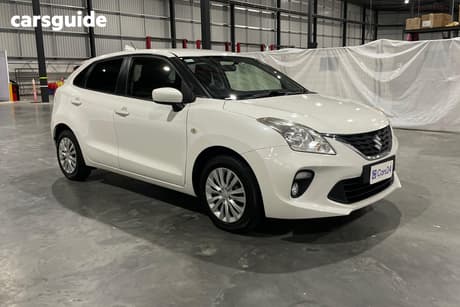 White 2022 Suzuki Baleno Hatch GL F