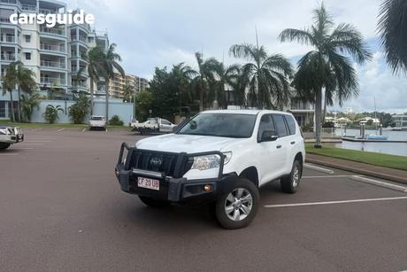 White 2017 Toyota Landcruiser Prado Wagon Gx (4X4)