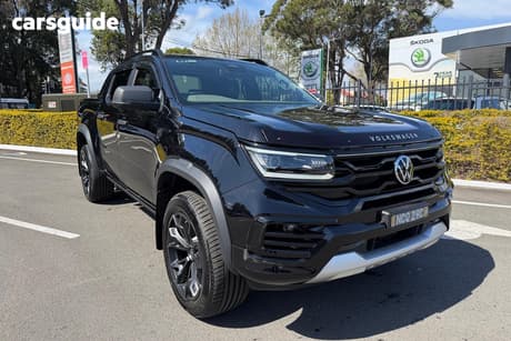 Black 2026 Volkswagen Amarok Dual Cab Utility Style Tdi600 4Motion