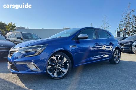 Blue 2017 Renault Megane Hatchback Gt-Line