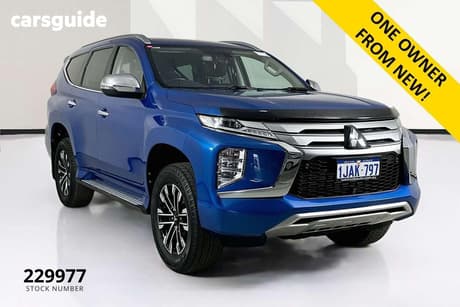 Blue 2024 Mitsubishi Pajero Sport Wagon Exceed (4Wd) 7 Seat