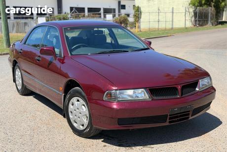 Red 1996 Mitsubishi Magna Sedan Altera