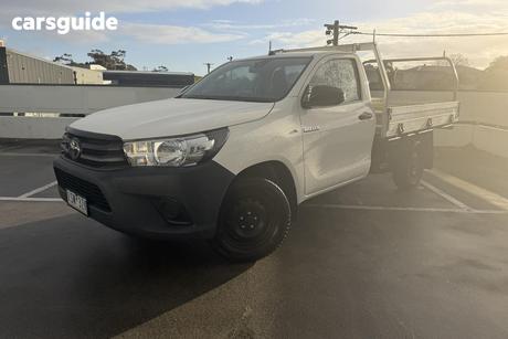 White 2020 Toyota Hilux Cab Chassis Workmate