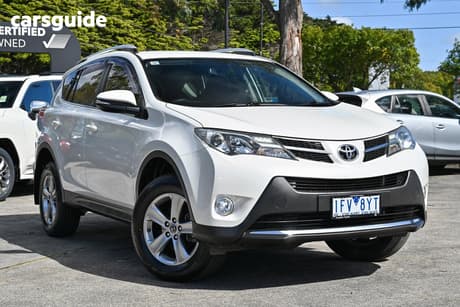 White 2015 Toyota RAV4 Wagon Gxl (4X4)