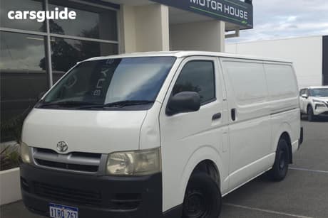White 2006 Toyota HiAce Van Lwb