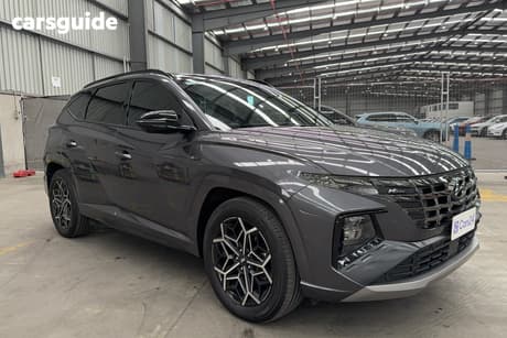 Grey 2023 Hyundai Tucson Wagon Highlander N Line (Awd) No Srf