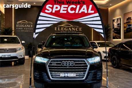 Black 2016 Audi Q7 Wagon 3.0 Tdi Quattro