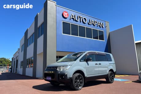 Blue 2011 Mitsubishi Delica Commercial D5 4X4