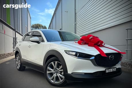 White 2023 Mazda CX-30 Wagon G20 Evolve (Fwd)