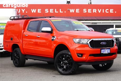 Red 2022 Ford Ranger Double Cab Chassis Xlt 2.0 (4X4)