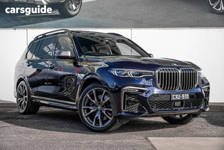 Blue 2019 BMW X7 Wagon M50I