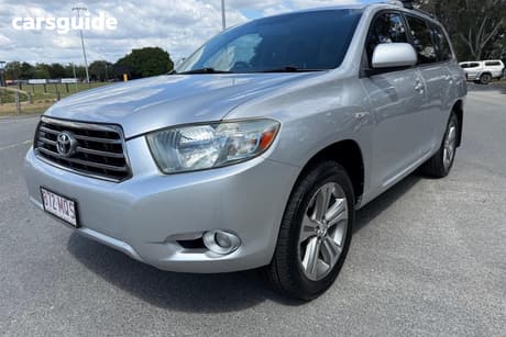 Silver 2009 Toyota Kluger Wagon Altitude (4X4)
