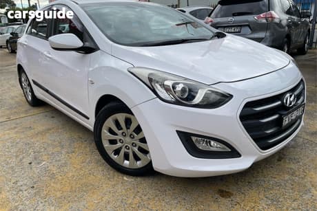 White 2015 Hyundai I30 Hatchback Active