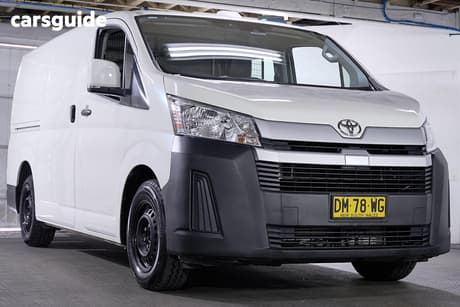 White 2024 Toyota HiAce Van Lwb