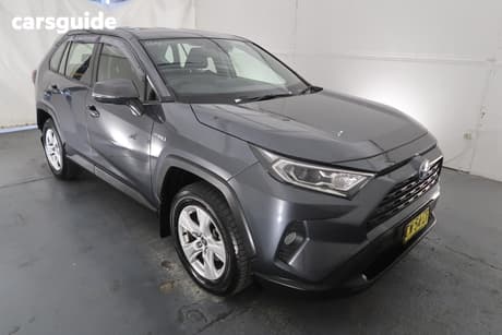 White 2019 Toyota RAV4 Wagon Gx 2Wd Hybrid