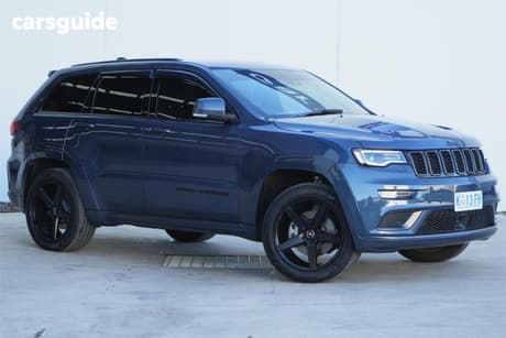 Blue 2021 Jeep Grand Cherokee Wagon S-Overland (4X4)