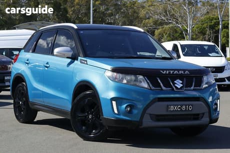 Blue 2016 Suzuki Vitara Wagon S Turbo (Fwd)