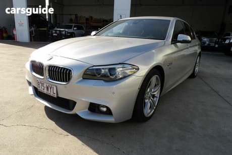 Silver 2015 BMW 520D Sedan Luxury Line