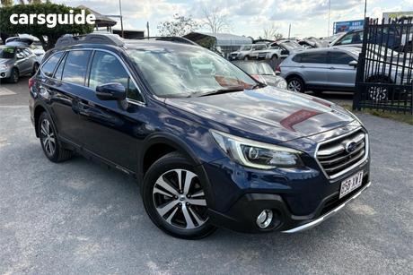 Blue 2018 Subaru Outback Wagon 2.5I Premium