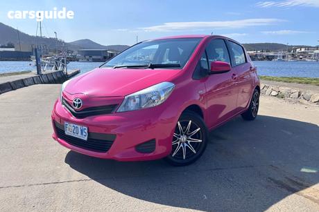 Pink 2014 Toyota Yaris Hatchback Ascent