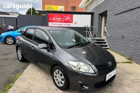 Grey 2009 Toyota Corolla Hatchback Ascent
