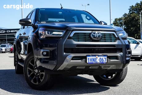 Blue 2021 Toyota Hilux Double Cab Pick Up Rogue (4X4)