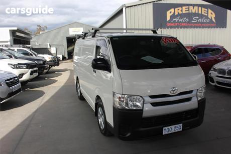 White 2018 Toyota HiAce Van Lwb