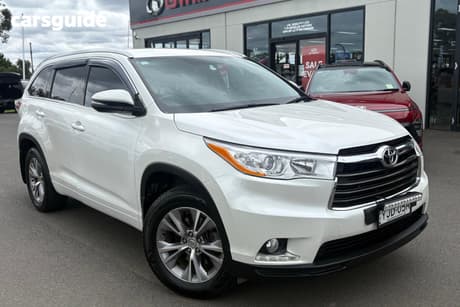 White 2015 Toyota Kluger Wagon Gxl (4X2)