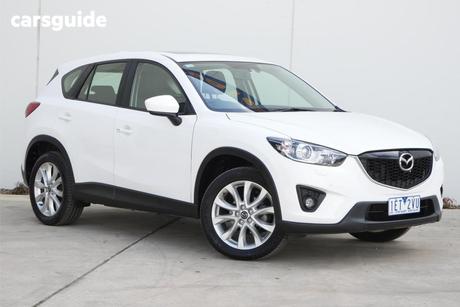 White 2013 Mazda CX-5 Wagon Grand Tourer (4X4)