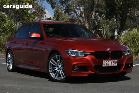 Orange 2018 BMW 330I Sedan M Sport