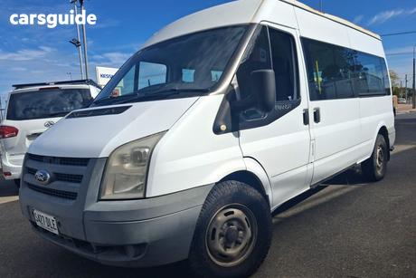 White 2008 Ford Transit Bus 12 Seat