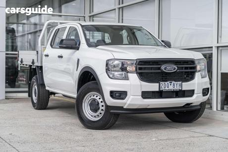 White 2025 Ford Ranger Double Cab Chassis Xl 2.0 (4X4)