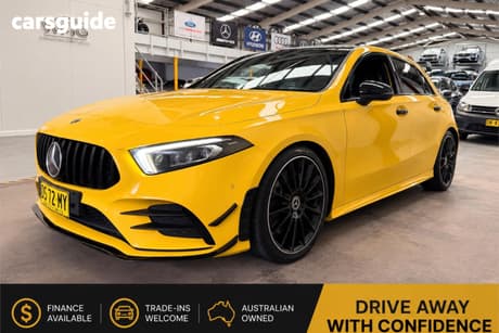 Yellow 2020 Mercedes-Benz A250 Hatchback 4Matic