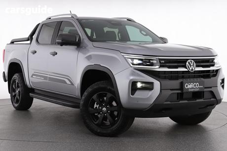 Silver 2025 Volkswagen Amarok Dual Cab Utility Panamericana Tdi600 4Motion