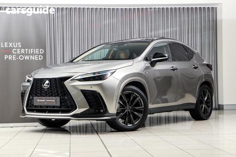Grey 2024 Lexus NX350H Wagon F Sport Hybrid Awd