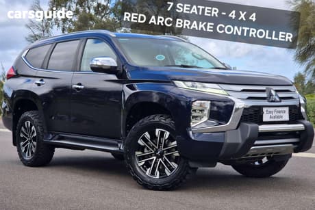 Blue 2021 Mitsubishi Pajero Sport Wagon Gls (4X4) 7 Seat