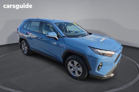 Blue 2025 Toyota RAV4 Wagon Gx (Awd) Hybrid