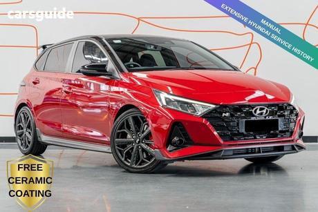 Red 2021 Hyundai I20 Hatchback N