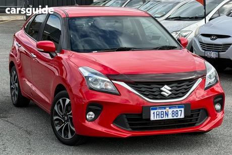 Red 2020 Suzuki Baleno Hatchback Glx