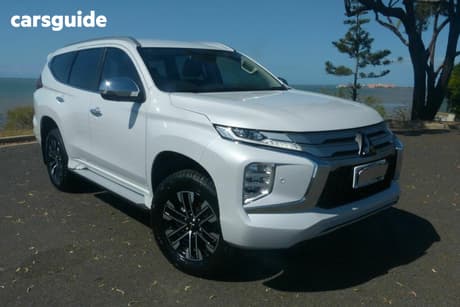 White 2022 Mitsubishi Pajero Sport Wagon Exceed (4Wd) 7 Seat