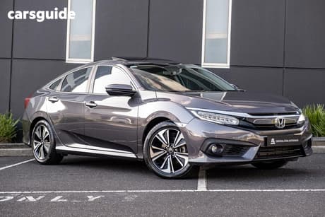 Grey 2017 Honda Civic Sedan Vti-Lx