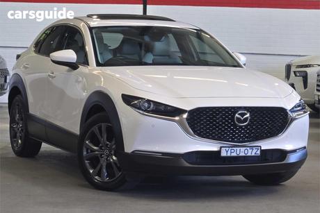 White 2021 Mazda CX-30 Wagon G25 Astina (Awd)