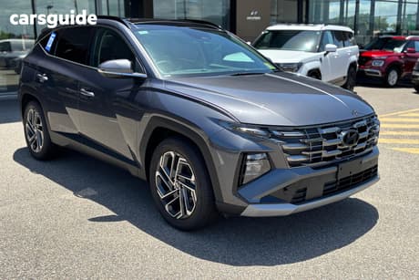 Grey 2026 Hyundai Tucson Wagon Premium Hybrid (Awd)