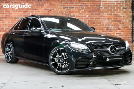 Black 2021 Mercedes-Benz C300 Sedan Edition C