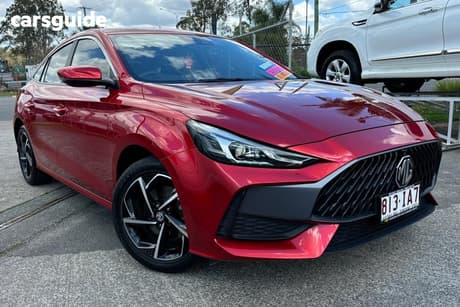 Red 2023 MG MG5 Sedan Essence